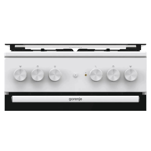 Плита комбинированная Gorenje GK5A21WH белый, конфорок 4 газовых, духовка 68 л, 50 см x 85 см x 59.4 см