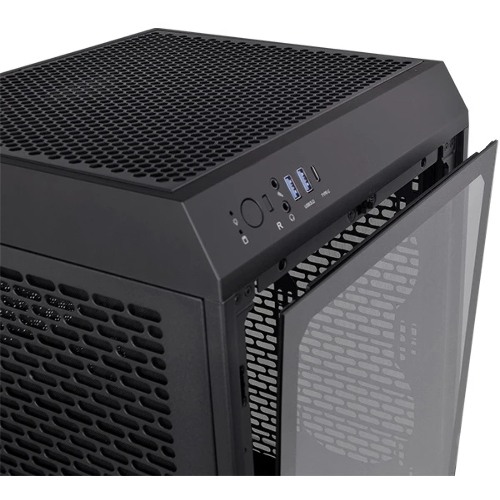 Компьютерный корпус Thermaltake The Tower 200 черный без БП miniITX 11x120мм 5x140мм 2xUSB 3.0 audio bott PSU