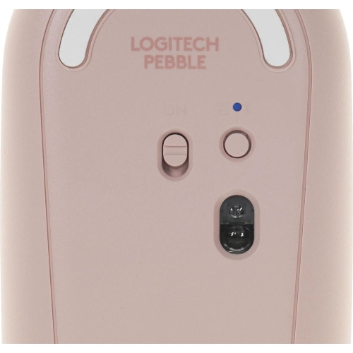 Мышь беспроводная Logitech Pebble M350 розовый, 1000 dpi, радиоканал, Bluetooth, USB, кнопки - 3