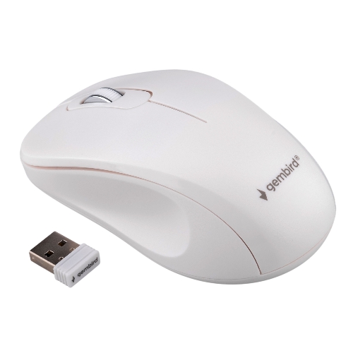 Комплект клавиатура+мышь Gembird KBS-7001-RU беспроводной, USB, 1600 DPI, белый