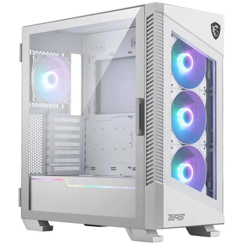 Компьютерный корпус MSI MPG VELOX 100R белый, Global, 2xUSB 3.0, 1xType C, 4x120мм ARGb Fan, ARGb
