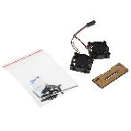 Корпус Qumo Aluminum case with black fan, Raspberry Pi 4, black(RS022)