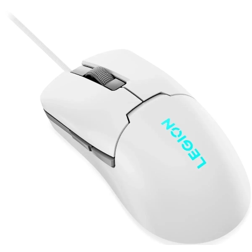 Мышь проводная Lenovo Legion M300s белый, 8000 dpi, USB, кнопки - 6