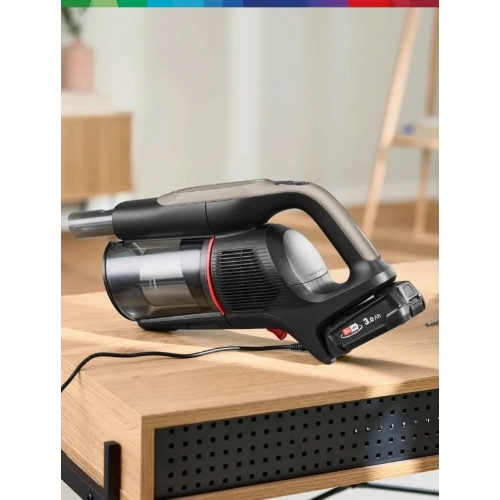 Пылесос вертикальный Bosch BCS931GAC серый, питание от аккумулятора, уборка сухая, пылесборник 0.4 л