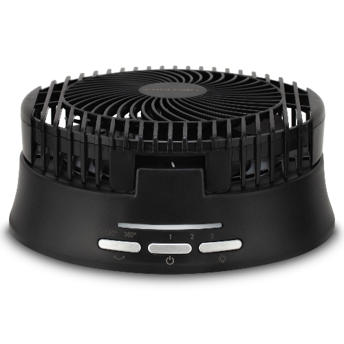 Вентилятор Coolfort CF-2000 черный, напольный, 5 Вт, 3 скорости, 14.7 см
