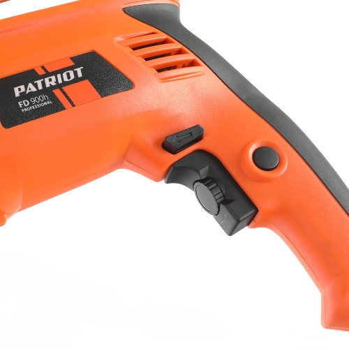 Дрель электрическая ударная PATRIOT FD 900h, 2 скорости, с ударом, мощность 1050Вт, макс.диаметр 16мм, глубиномер + дополнительная ручка
