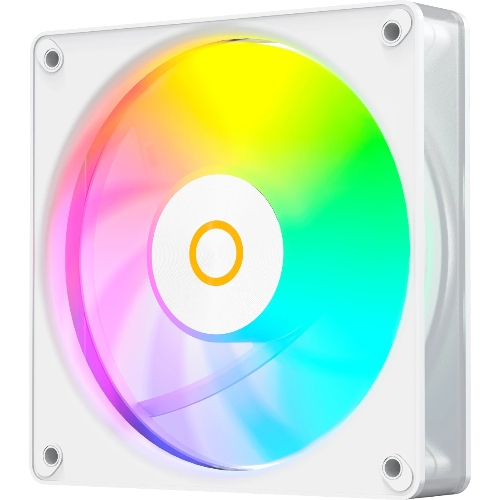Вентилятор для корпуса Ocypus Gaммa F12 Elite WH ARGB REVERSE BLADE 3 IN 1, 120x120x25мм, 4-PIN PWM, 600-1800 RPM, 26 DBA MAX, HYDRO BEARING