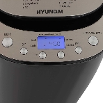 Хлебопечка Hyundai HYBM-P0212 черный/серебристый, 600 Вт, 0.9 кг, 12 программ