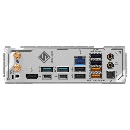 Материнская плата ASRock Z890 Steel Legend WiFi, Intel Z890, 4x4x M.2, 2x PCI-E x16, 1x PCI-E x4, 1x D-Sub нет, 1x HDMI есть, 1x DVI нет, 1x DP нет, 1x 2.5Gb LAN, Wi-Fi 802.11be, BT есть, 2x USB-C. 2x USB 2.0, 4x USB 3.2 Gen1, 2x USB 3.2 Gen2, 7.1, ATX