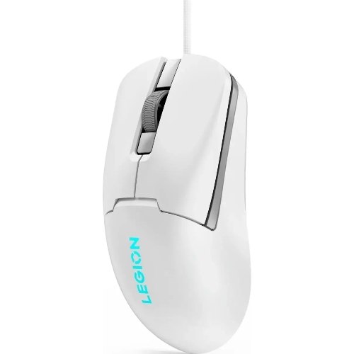 Мышь проводная Lenovo Legion M300s белый, 8000 dpi, USB, кнопки - 6