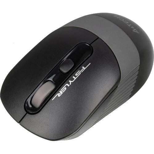 Мышь беспроводная A4Tech Fstyler FG10S черный/серый, 2000 dpi, радиоканал, USB, кнопки - 4