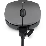 Мышь беспроводная Lenovo Go серый, 2400 dpi, радиоканал, USB-C, кнопки - 3