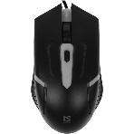 Мышь проводная Defender Flash MB-600L черный, 1200 dpi, USB, кнопки - 4