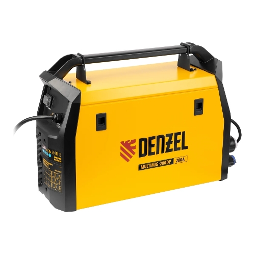Аппарат инвертор. полуавтомат. сварки Denzel MultiMIG-200DP Synergy Double Pulse, 200 А, ПВ 80%