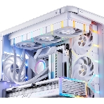Вентилятор для корпуса JONSBO HF2-120WR Reverse (120x120x25мм, 4-pin PWM, ARGb, 63.3CFM, 29.5dBA, 2200RPM, белый)