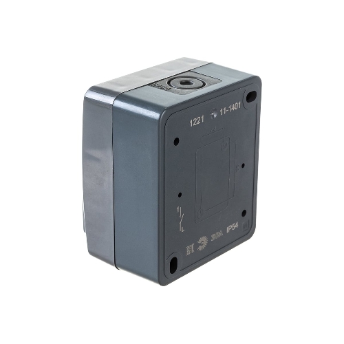 Выключатель ЭРА 11-1401-03 IP54, 10АХ-250В, ОУ, Эксперт, серый (16/160/2560)