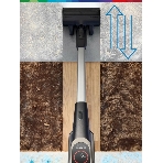 Пылесос вертикальный Bosch BCS931GAC серый, питание от аккумулятора, уборка сухая, пылесборник 0.4 л