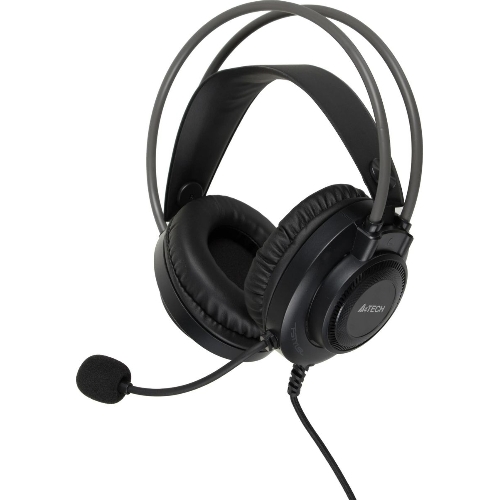 Гарнитура A4Tech Fstyler FH200U серый, проводная