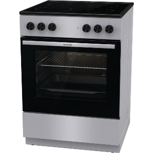 Плита электрическая Gorenje GEC6A11SG серый, конфорок 4 электрических, духовка 65 л, 60 см x 85 см x 60 см