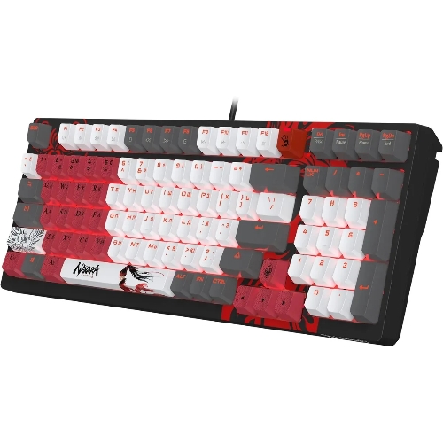 Клавиатура A4Tech Bloody S98 Naraka BLMS Plus проводная, USB Type-A, чёрный/красный