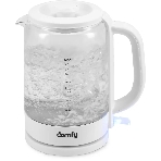 Чайник электрический Domfy DSW-EK304 1.7л. 2200Вт белый (корпус: стекло)