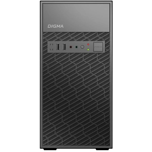 Компьютерный корпус Digma DCC-MN303 черный без БП mATX 1x80мм 2x120мм 1xUSB 2.0 1xUSB 3.0 audio