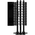 Кулер ZALMAN CNPS4X BLACK V2, 92мм FAN, 3 HEAT PIPES, 4-PIN PWM, 800-2000 RPM, 29DBA, HYDRO BEARING, LGA1851/1700, AM5/AM4, screw type installation