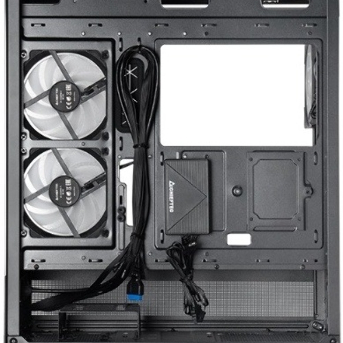 Компьютерный корпус Chieftec Vista черный без БП ATX 3x120мм 1xUSB2.0 1xUSB3.0 1xUSB3.1 audio bott PSU