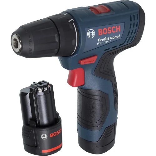 Дрель-шуруповерт Bosch GSR 120-LI C, 12 В, 2 Ач, 30 Нм, щеточный