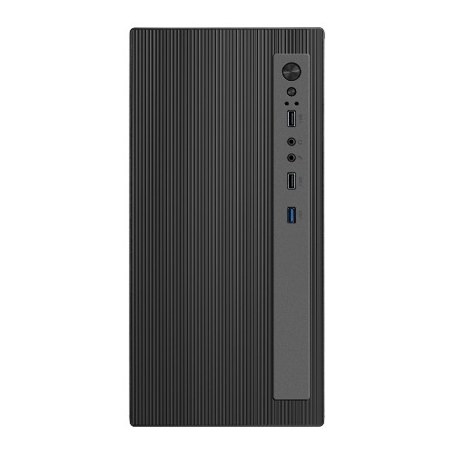 Компьютерный корпус Minitower ExeGate BAA-303MU-UNS450 (mATX, БП UNS450 с вент. 12см, 2*USB+1*USB 3.0, HD Audio, черный)