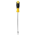 Отвертка шлицевая Deli DL6382501 8х250мм CR-V, Двухкомпонентная ручка. Хромированная