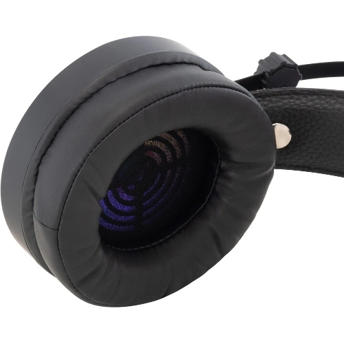 Гарнитура Oklick HS-L810G чёрный, проводная, USB, подсветка