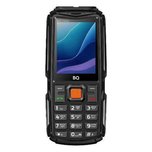 Мобильный телефон BQ 2430L Tank Connect черный/серый