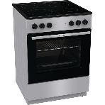 Плита электрическая Gorenje GEC6A11SG серый, конфорок 4 электрических, духовка 65 л, 60 см x 85 см x 60 см
