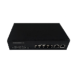 Коммутатор неуправляемый NEOMAX NMS-106PoE-100-S, 6 портов 100 Mbps, 4xPoE, металл