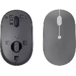 Мышь беспроводная Lenovo Go серый, 2400 dpi, радиоканал, USB-C, кнопки - 3