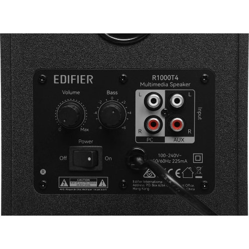 Колонки Edifier R1000T4 Wood черный (24W)