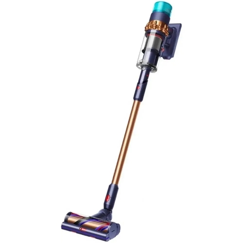 Пылесос вертикальный Dyson SV23 GEN5 DT ABS желтый/синий, питание от аккумулятора, 262 Вт, уборка сухая, пылесборник 0.77 л, работа от АКБ max 70 мин.