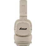 Беспроводные/проводные наушники Marshall Major V бежевый, накладные, Bluetooth + проводной, беспроводная зарядка