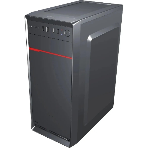 Компьютерный корпус Digma DCC-MD302 черный без БП ATX 1x80мм 3x120мм 2xUSB 2.0 2xUSB 3.0 audio