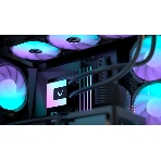 Кулер с водяным охлаждением Formula V Line ICE JET GLOW 360 BK, 360мм, 3x120мм, ARGB fans, LGA115X/1200/1700/1851, AM4/AM5