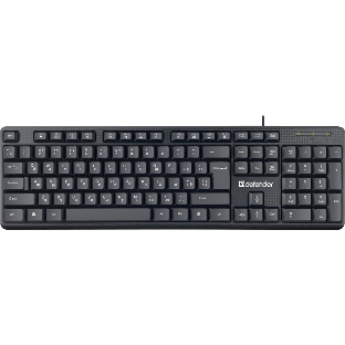 Клавиатура проводная Defender Daily HB-162, USB, черный