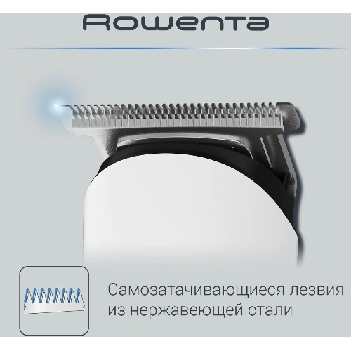 Триммер Rowenta TN8961F4 белый (насадок в компл:7шт)