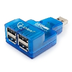 USB-концентратор Gembird UHB-CN224, USB 2.0, Mini USB 2.0 4-port, USB