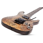 Электрогитара SCHECTER OMEN ELITE-6 FR CHAR - электрогитара 6-струнная, Charcoal (CHAR) - древесный