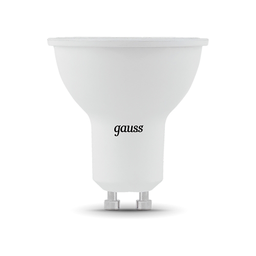 Лампа светодиодная Gauss 101506309 LED 9 Вт 860 Лм 6500К GU10 софит MR16 холодная черный