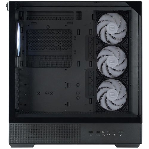 Компьютерный корпус ZALMAN P40 Prism Plus, ATX, черный, WINDOW, 3xCombo (3.5'' or 2.5