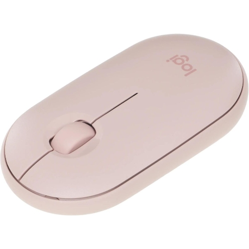 Мышь беспроводная Logitech Pebble M350 розовый, 1000 dpi, радиоканал, Bluetooth, USB, кнопки - 3