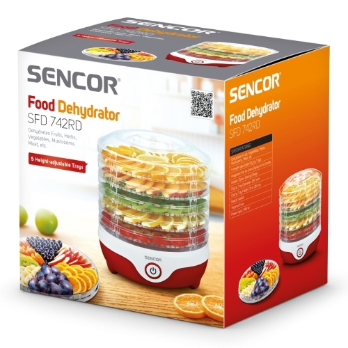 Сушилка для овощей и фруктов Sencor SFD 742RD