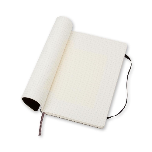 Блокнот Moleskine CLASSIC SOFT QP617 Large 130х210мм, 192 страниц, клетка, мягкая обложка, черный
